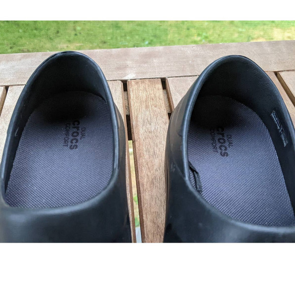 CROCS Neria Pro II Dual Comfort black clogs womens size 9 - Picture 8 of 10